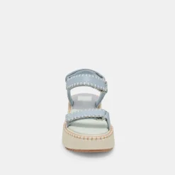 DEBRA SANDALS LIGHT BLUE KNIT^Dolce Vita Clearance
