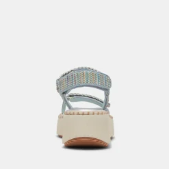 DEBRA SANDALS LIGHT BLUE KNIT^Dolce Vita Clearance