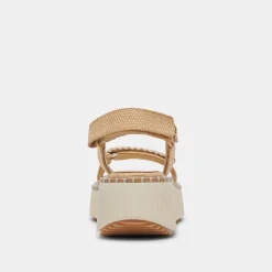 DEBRA SANDALS LT NATURAL RAFFIA^Dolce Vita Online