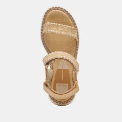 DEBRA SANDALS LT NATURAL RAFFIA^Dolce Vita Online