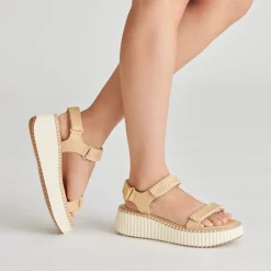 DEBRA SANDALS LT NATURAL RAFFIA^Dolce Vita Online