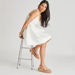 DEBRA SANDALS TOFFEE EMBOSSED LEATHER^Dolce Vita Online