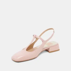 DEIDRA FLATS PINK CRINKLE PATENT LEATHER^Dolce Vita Outlet