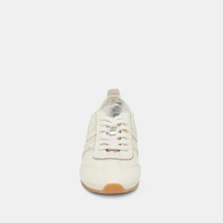 DELANY SNEAKERS OFF WHITE LEATHER^Dolce Vita Fashion