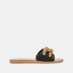DESA SANDALS BLACK LEATHER^Dolce Vita Discount