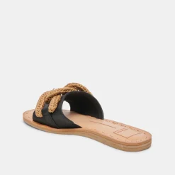 DESA SANDALS BLACK LEATHER^Dolce Vita Discount