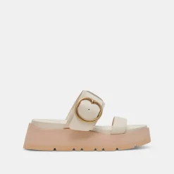 DEX SANDALS IVORY LEATHER^Dolce Vita Clearance