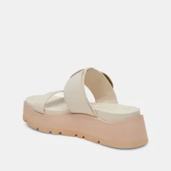DEX SANDALS IVORY LEATHER^Dolce Vita Clearance
