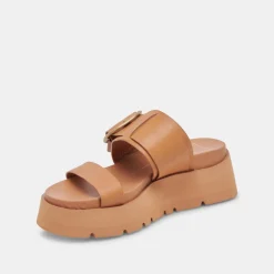 DEX SANDALS TAN LEATHER^Dolce Vita Outlet