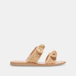 DINAH SANDALS LT NATURAL RAFFIA^Dolce Vita Online