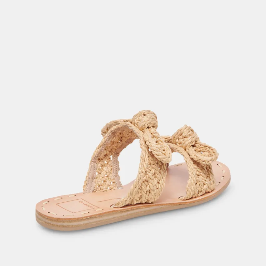 DINAH SANDALS LT NATURAL RAFFIA^Dolce Vita Online