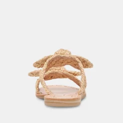 DINAH WIDE SANDALS LT NATURAL RAFFIA^Dolce Vita Sale