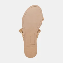 DINAH WIDE SANDALS LT NATURAL RAFFIA^Dolce Vita Sale
