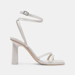 DISERE HEELS OFF WHITE SATIN^Dolce Vita Online