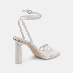 DISERE HEELS OFF WHITE SATIN^Dolce Vita Online