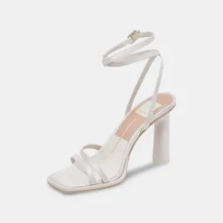 DISERE HEELS OFF WHITE SATIN^Dolce Vita Online