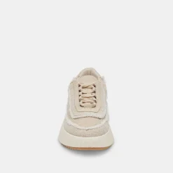 DOLEN FRAY SNEAKERS SAND CANVAS^Dolce Vita Sale