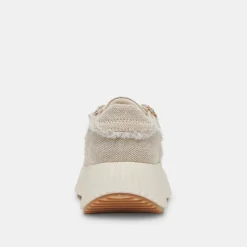 DOLEN FRAY SNEAKERS SAND CANVAS^Dolce Vita Sale