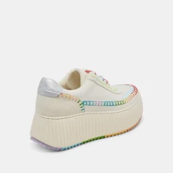 DOLEN PRIDE SNEAKERS WHITE MULTI LEATHER^Dolce Vita Sale