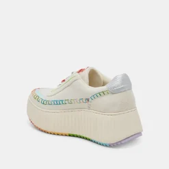 DOLEN PRIDE SNEAKERS WHITE MULTI LEATHER^Dolce Vita Sale