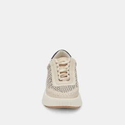 DOLEN SNEAKERS BLACK NATURAL RAFFIA^Dolce Vita Outlet