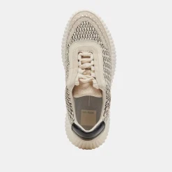 DOLEN SNEAKERS BLACK NATURAL RAFFIA^Dolce Vita Outlet