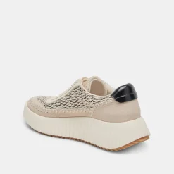 DOLEN SNEAKERS BLACK NATURAL RAFFIA^Dolce Vita Outlet