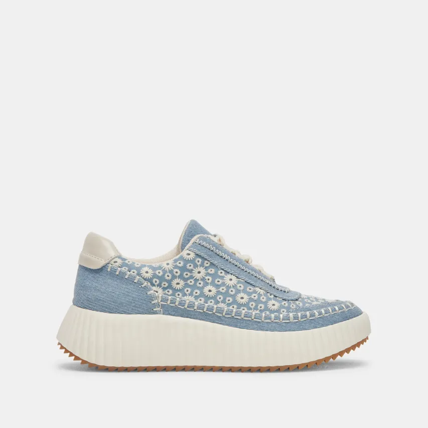 DOLEN SNEAKERS BLUE FLORAL DENIM^Dolce Vita Sale