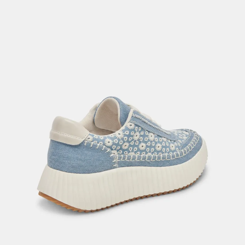 DOLEN SNEAKERS BLUE FLORAL DENIM^Dolce Vita Sale