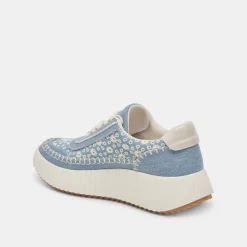 DOLEN SNEAKERS BLUE FLORAL DENIM^Dolce Vita Sale