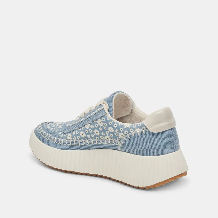 DOLEN SNEAKERS BLUE FLORAL DENIM^Dolce Vita Sale