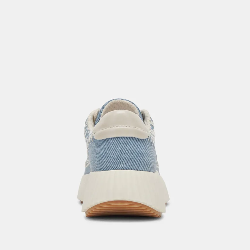 DOLEN SNEAKERS BLUE FLORAL DENIM^Dolce Vita Sale