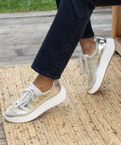 DOLEN SNEAKERS GOLD KNIT^Dolce Vita Online