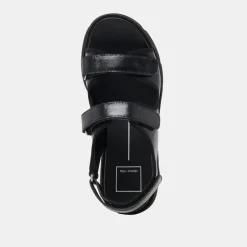 DUBAI SANDALS MIDNIGHT CRINKLE PATENT^Dolce Vita Outlet