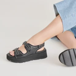 DUBAI SANDALS MIDNIGHT CRINKLE PATENT^Dolce Vita Outlet