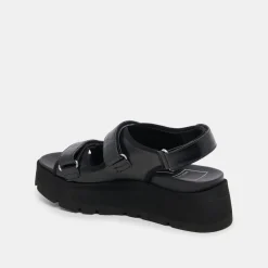DUBAI SANDALS MIDNIGHT CRINKLE PATENT^Dolce Vita Outlet