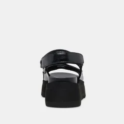 DUBAI SANDALS MIDNIGHT CRINKLE PATENT^Dolce Vita Outlet