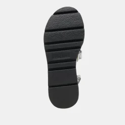 DUBAI SANDALS SILVER DISTRESSED LEATHER^Dolce Vita Outlet