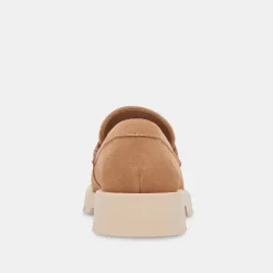 ELIAS FLATS TOFFEE SUEDE^Dolce Vita New