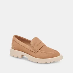 ELIAS FLATS TOFFEE SUEDE^Dolce Vita New