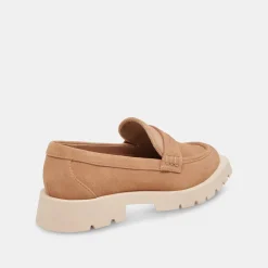ELIAS FLATS TOFFEE SUEDE^Dolce Vita New