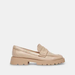 ELIAS WIDE FLATS SESAME CRINKLE PATENT^Dolce Vita Fashion
