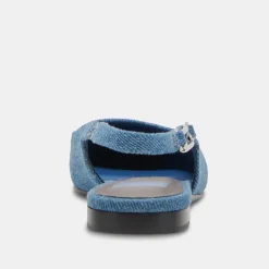 ELLEY FLATS BLUE DENIM^Dolce Vita Fashion