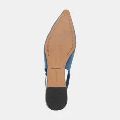 ELLEY FLATS BLUE DENIM^Dolce Vita Fashion