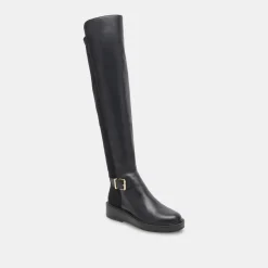 EMBER BOOTS BLACK LEATHER^Dolce Vita Outlet
