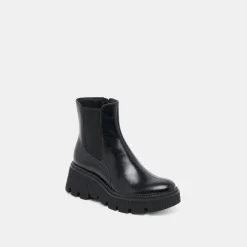 EMMET H2O WIDE BOOTS MIDNIGHT CRINKLE PATENT^Dolce Vita Fashion