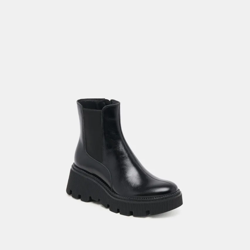 EMMET H2O WIDE BOOTS MIDNIGHT CRINKLE PATENT^Dolce Vita Fashion