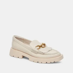 ERNA FLATS IVORY LEATHER^Dolce Vita Fashion