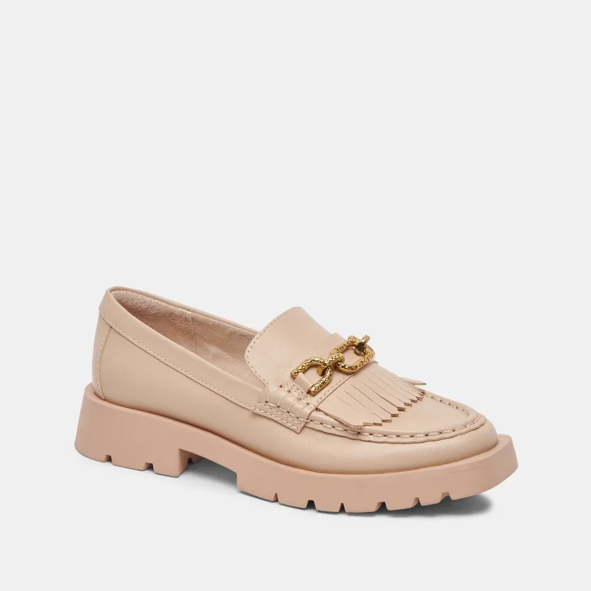 ERNA WIDE FLATS LT BLUSH LEATHER^Dolce Vita Online
