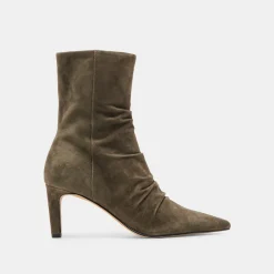 FERNLY WIDE CALF BOOTS ARMY SUEDE^Dolce Vita Clearance